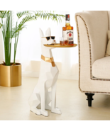 Doberman bar table, side coffee table, dog side table, luxury sculpture ... - $437.63