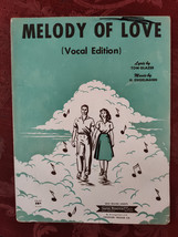 RARE Sheet Music Melody of Love Tom Glazer H Engelmann 1903 - £12.73 GBP
