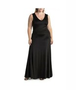 BY DESIGN Geneva Sleeveless Slinky Maxi Dress black sz 1X NEW - $162.74 CAD