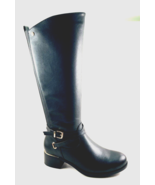 Sean Alan Betty Black Low Heel Knee High Riding Boot - $119.00
