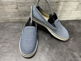 Lauren Ralph Lauren Sneaker Women  5.5 B Janis Shoes Blue White Canvas C... - $19.62