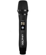 Dolphin MCX11BK UHF Wireless Microphone, Black for Karaoke, Singing, PA,... - £33.06 GBP