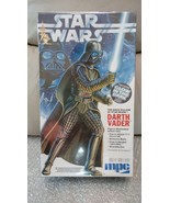 1984 MPC Darth Vader plastic model kit with Glow in the dark Light Saber - £45.29 GBP