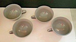 4 HAZEL ATLAS OVIDE COFFEE CUPS GRAY image 2