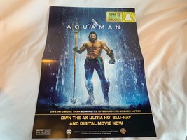 Aquaman Movie Art Poster Loot Crate 10&quot; x 14&quot; New DC Comics Jason Mamoa Ad - £9.74 GBP
