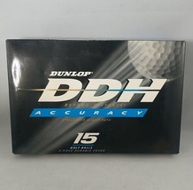 Dunlop Ddh Accuracy Golf Balls 15ct New Sealed Usa Unopened Nos - £15.42 GBP