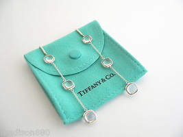 Tiffany &amp; Co Silver Rock Crystal Dangling Dangle Earrings Gift Pouch Picasso - £749.62 GBP