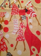 Red Shopping Diva Lady Scarf - £9.59 GBP