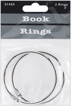 Book Rings 2 2percentagePkgSilver Pack of 6 - $698.23 MXN