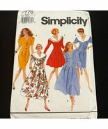 Simplicity 7776 Women&#39;s Dress Sewing Pattern 90s Style Sizes 10-16 Vinta... - $109.47 MXN
