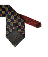 Tommy Hilfiger Medallion Neck Tie 100% Italian Silk Vintage USA - $276.55 MXN