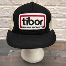 Vintage Tiber machine products mesh trucker hat Cardinal Cap &amp; Jacket Co. - $26.14