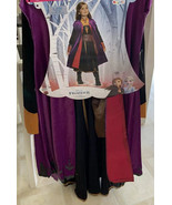 NEW DISNEY MEDIUM ANNA FROZEN 2 DELUXE COSTUME Dress Cloak Belt 3pc Dres... - £19.73 GBP