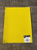 Kunin Felt Sheet 9x12” Sticky Back Yellow - $11.76