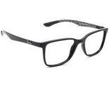 Ray-Ban Men&#39;s Eyeglasses RB 8905 5843 Carbon Fiber Black Square Frame 53... - €154,64 EUR