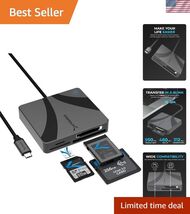 USB-C Multi-Card Reader for CFexpress Type B, CFast 2.0, and microSD/SD ... - $116.79