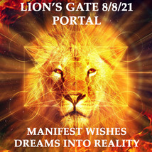 Lion&#39;s Gate 8/8/21 Portal Extreme Luck Manifest Dreams Blessings Magick Witch - £42.53 GBP