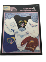 Hickory Hollow Duplicate Stitch Patterns Heartware Southwest Coyote Iguana Heart - £3.15 GBP