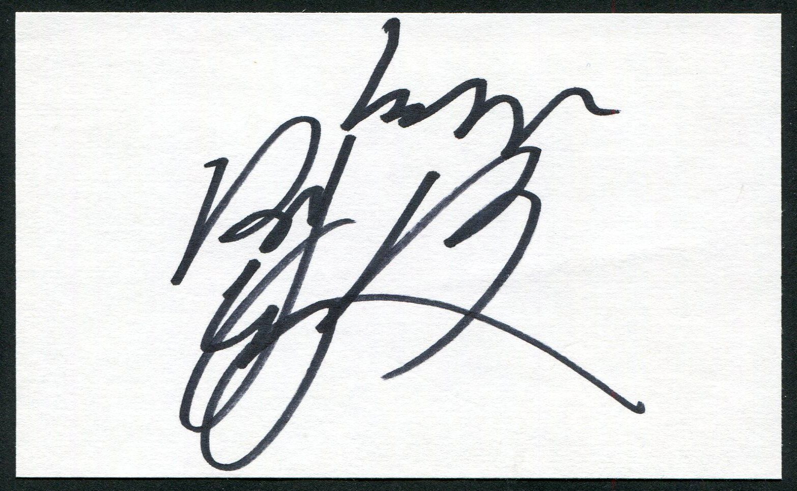 BILLY RAY CYRUS SIGNED 3X5 INDEX CARD ACHY BREAKY HEART HANNA MONTANA MILEY - $17.63