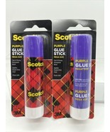 (2) Scotch Purple Mega Glue Stick 1.4Oz  Fast Permanent Dries Clear COMB... - $8.13 CAD