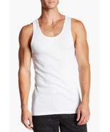Calvin Klein 3-Pack Cotton Ribbed Tanks Mens Size Large White - $798.48 MXN