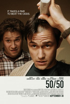 50/50  27X40 ORIGINAL DOUBLE SIDED MOVIE POSTER  VF CONDITION. - $149.12 MXN