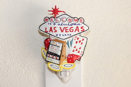 Night Light Room Decoration W/ Welcome To Fabulous Las Vegas Sign Souvenir Gift - £17.23 GBP