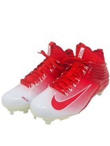 Nike Lunar Trout 2 Men&#39;s Metal Baseball Cleats - Red/White - Size 10.5 - 807127 - £39.69 GBP