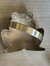 Frog Metal Cookie Cutter With Handle  3.75” - £3.96 GBP