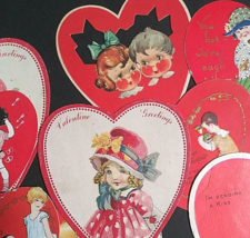 Carrington Valentines Day Gold Embossed Love Heart Card Lot (11 Cards) 3... - $24.99