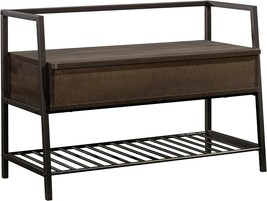 Sauder North Avenue Storage Bench In Smoked Oak. - $132.95