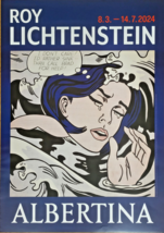 Roy Lichtenstein - Original Poster Exhibition - Albertina Museum Vienna - 2024 - $228.27