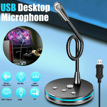 USB External Microphone for Computer Mic for PC Asus Dell HP Acer Desktop Laptop - £33.06 GBP