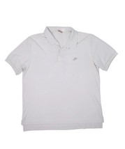 Vintage Nike Polo Shirt Mens L Grey Short Sleeve 90s Retro Collared Tennis - £14.32 GBP