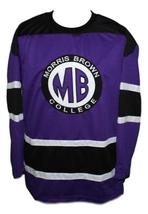 Any Name Number Morris Brown College TV Show Hockey Jersey Payne Purple Any Size image 4