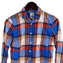 J Crew Womens The Perfect Shirt Button Front Plaid Size XS - £16.94 GBP
