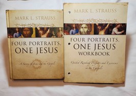 Four Portraits, One Jesus: A Survey of Jesus By Mark L Strauss Book &amp; Workbook - £30.33 GBP