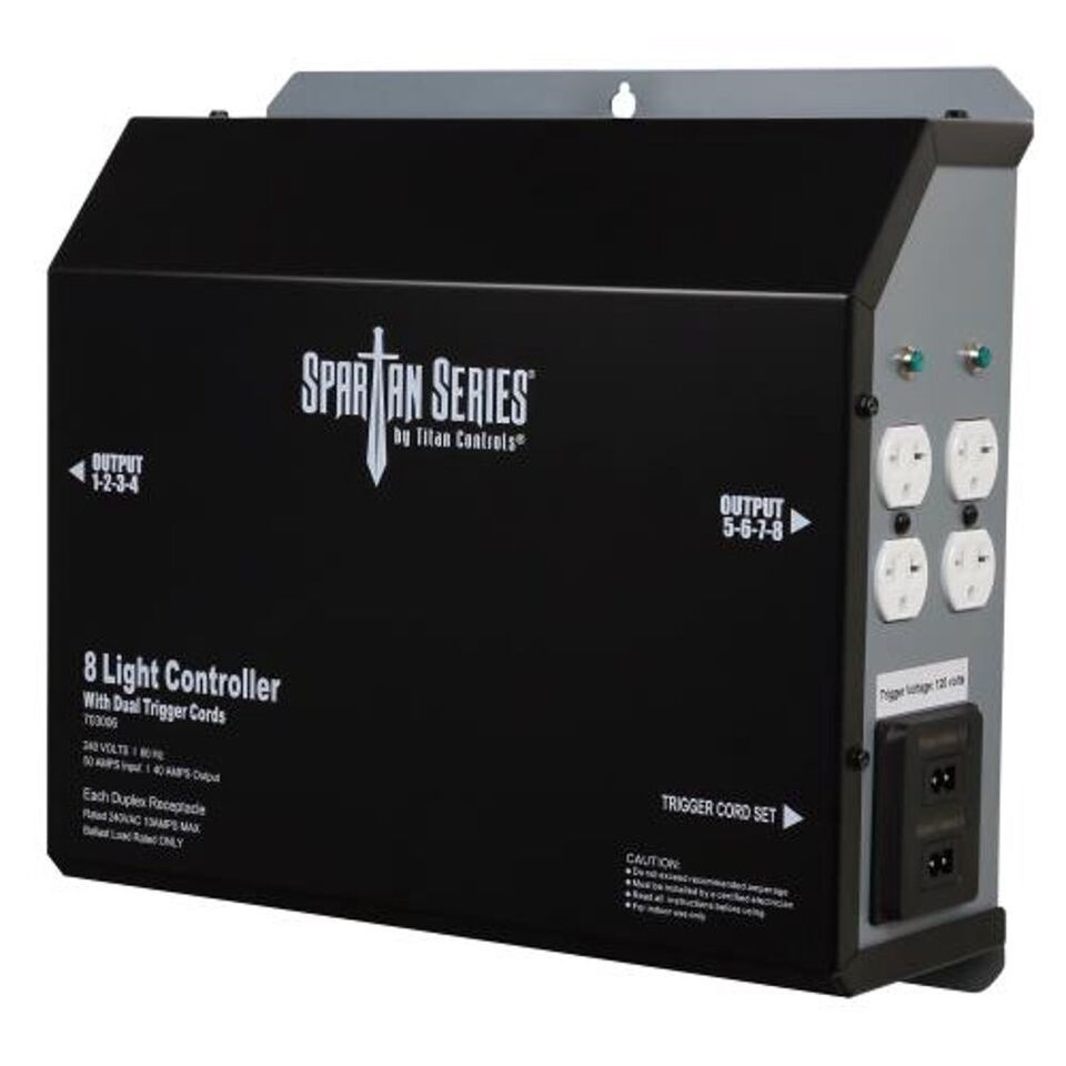 Titan Controls Spartan Series 8 Light Controller 240V with Dual Trigger ... - $205.70
