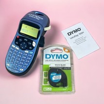 DYMO LetraTag Handheld Portable Electronic Label Maker Blue with Refill LT-100H - £9.70 GBP