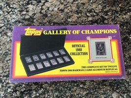 1988 Topps Gallery of Champions Aluminum Card Replicas Official Collection - £14.01 GBP