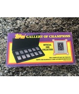 1988 Topps Gallery of Champions Aluminum Card Replicas Official Collection - $17.82