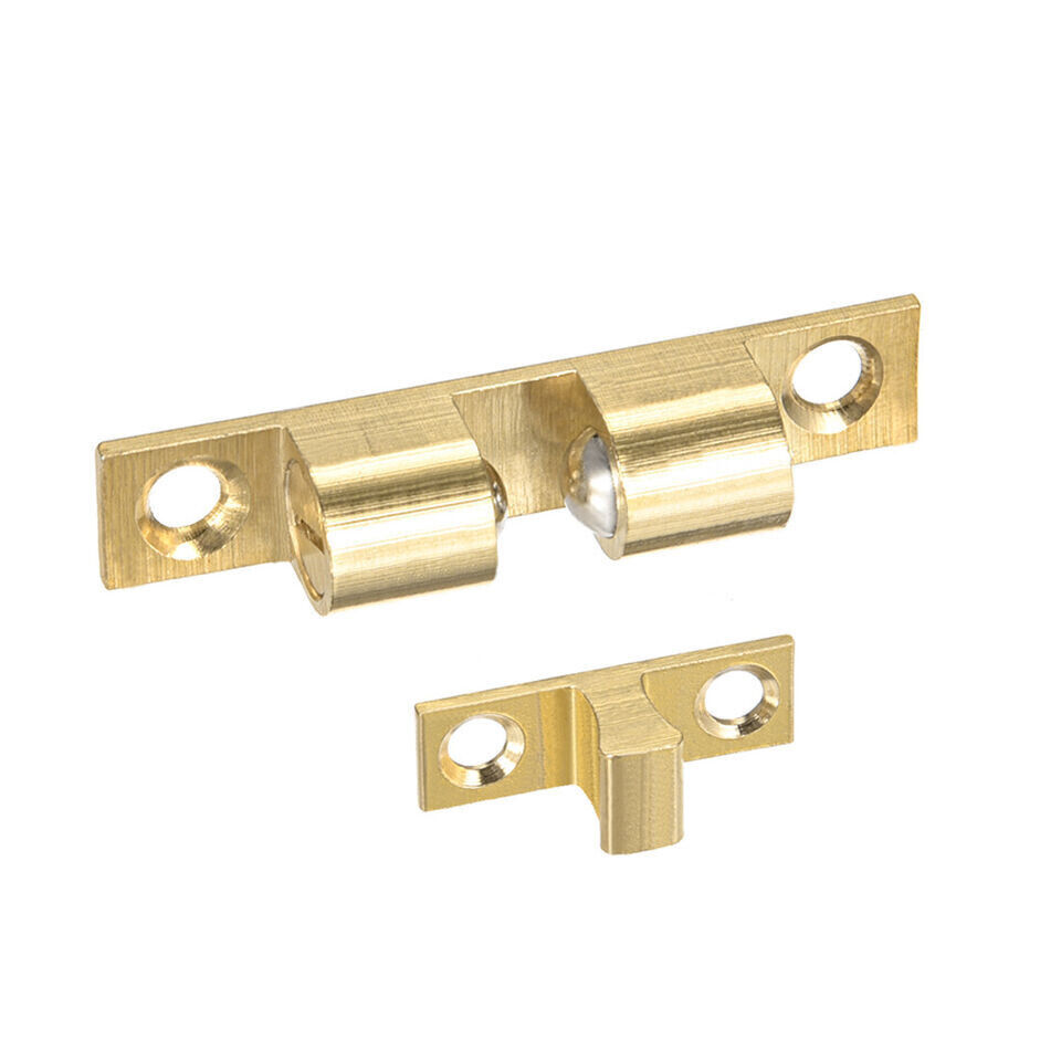Cabinet Door Closet solid Brass Double stainless Ball Catch Tension Latch - $2.96