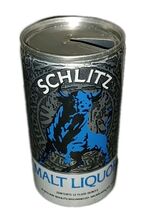 Schlitz Stout malt liquor  pull tab top beer can  EMPTY 12 oz Vintage - $148.18 MXN