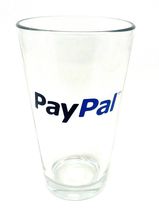 PayPal 15 oz Beer Glass Beverage Promotional Rare eBay in Person Chicago... - $9.83