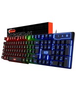Orzly Gaming Keyboard RGB USB Wired Rainbow Keyboards Designed for PC Ga... - $33.83 CAD