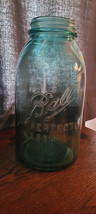 Vintage Number 6 B Aqua Ball Perfect Mason Canning Jar Preserving Collec... - $15.99