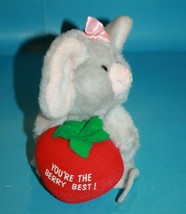 Russ Stuffed Animal You&#39;re the Berry Best Mouse 7&quot; Plush Strawberry 671 ... - £20.70 GBP