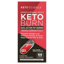 Keto Science Keto Burn Fat Burner Capsules, 60 Ct - £28.31 GBP
