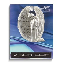 Silver-tone Metal Guardian Angel Visor Clip - $14.68