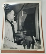 Nautical Ship Pilot Bridge Captain Illinois Bell Phone Photograph Vintage 1950 - £14.88 GBP